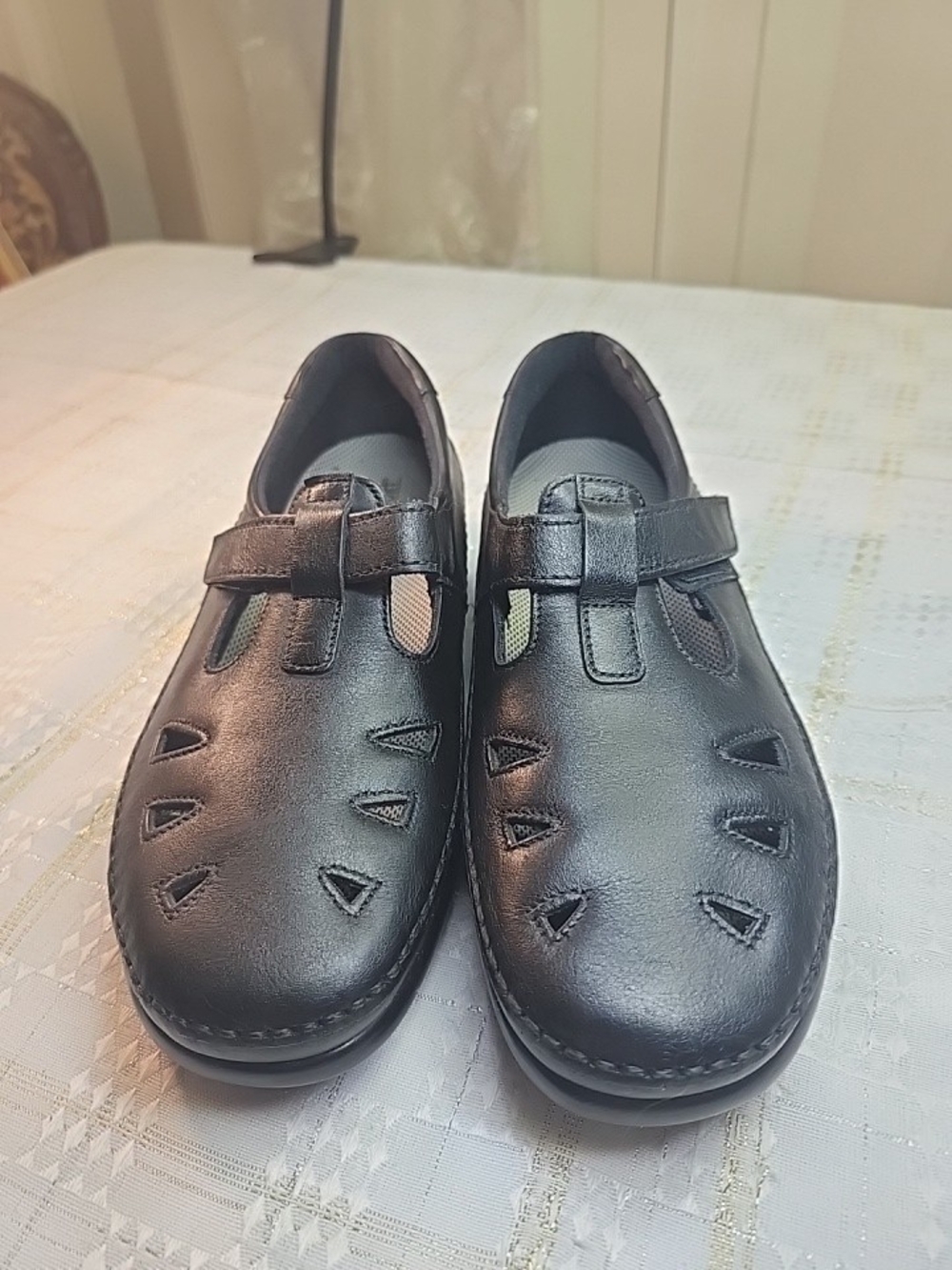 SAS ROAMER Classic Women's Black Leather Comfort Mary Jane Shoes